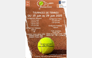 Tournoi de l'AS PUISEAUX du 15 au 29 juin 2025